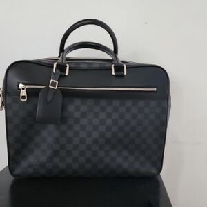 Louis Vuitton Black Leather Bag